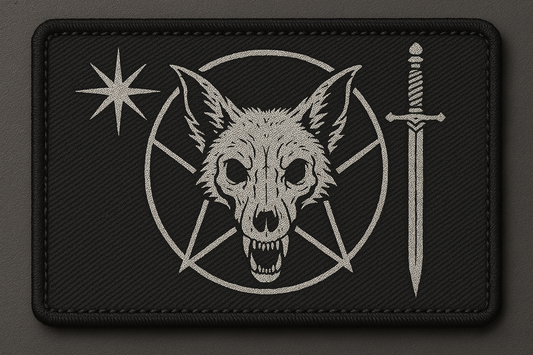 "Wolf Skull" Occult Patch